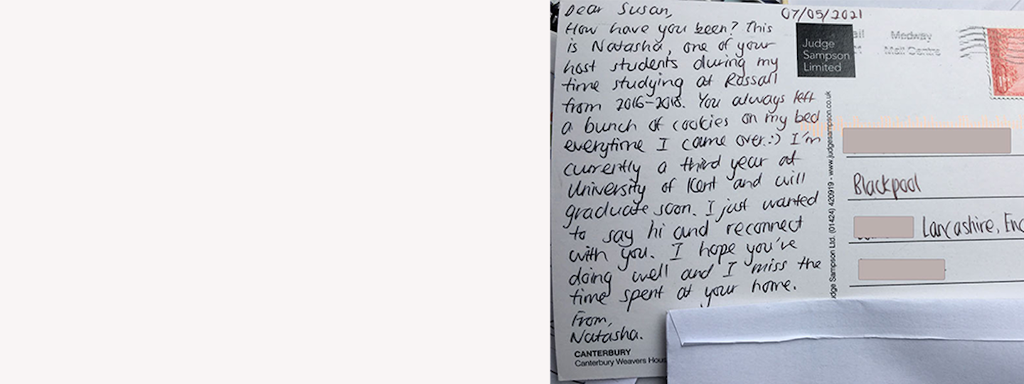 Student postcard